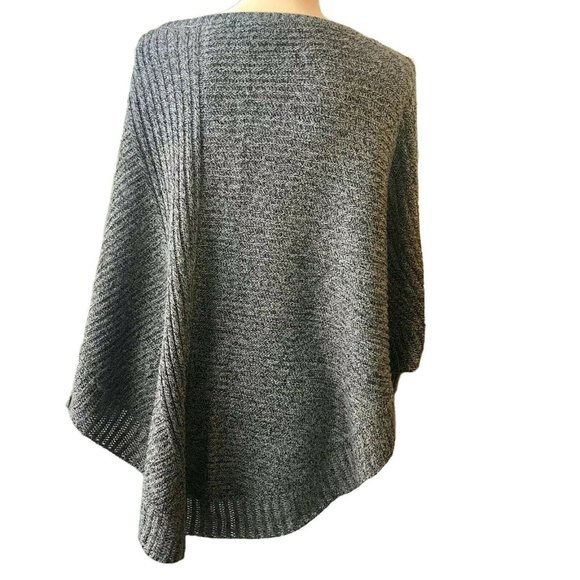 Style & Co Knit Scoop Neck Poncho Sweater NWT 🟡 - Picture 4 of 7